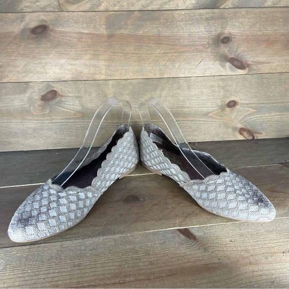 skechers cleo honeycomb Womens size 8.5 shoes brown slip on comfort flats - Picture 3 of 9